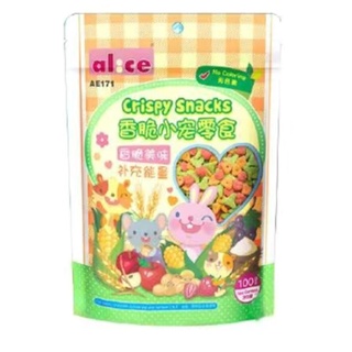 Alice Crispy Snacks Rau, Hoa Quả, ngũ cốc sấy dạng snack cho Thỏ, bọ ú thumbnail