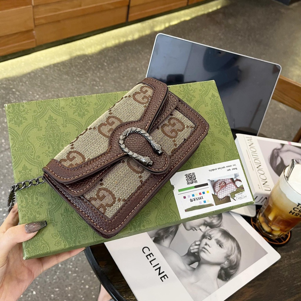 Túi đeo chéo nữ mini giá rẻ đẹp đi chơi thời trang hàn quốc sang trọng Samsora store KN2119