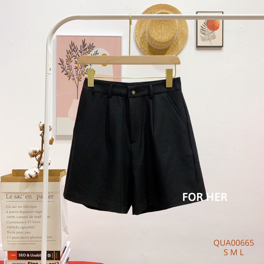 Quần short cài nút QUA0066