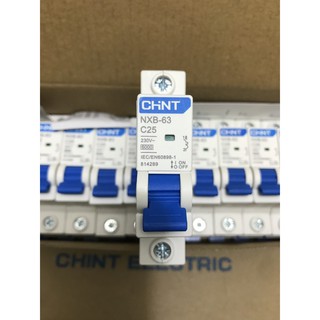 [Chint] Attomat NXB-63 1Pha 25A 6kA ,NXB1-25 hàng chất lượng cao
