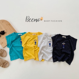 Áo thun ba lỗ tanktop gấu Steave cho bé trai bé gái
