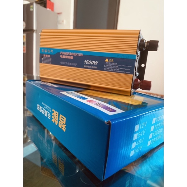 Bộ kích điện inverter 12V lên 220V CÔNG SUẤT 1600W