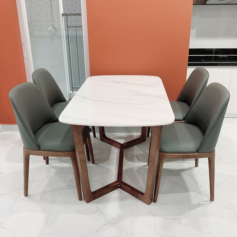 Bộ bàn ăn 4 ghế Grace không tay