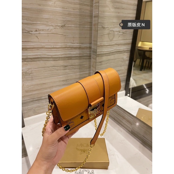 Túi đeo chéo MCM- Patricia da thật cao cấp chuẩn Au nhập khẩu new fullbox