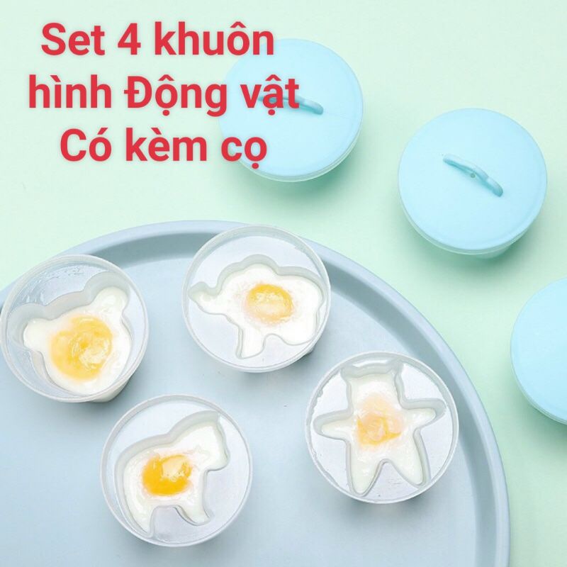 Khuôn hấp trứng/hấp bánh (có kèm cọ quét dầu)