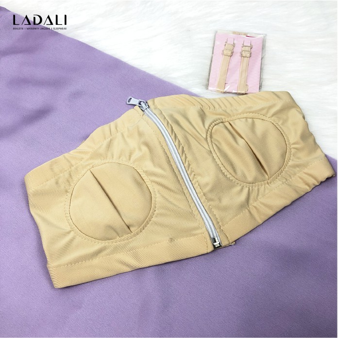 Combo 2 áo lót hút sữa rảnh tay cao cấp, áo hút sữa có dây Ladali HS01 - Đen, Da | BigBuy360 - bigbuy360.vn