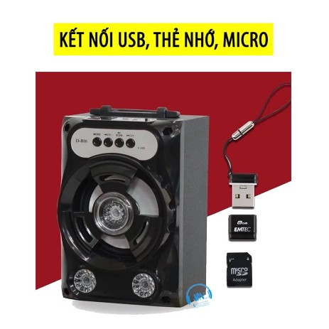 Loa Bluetooth Không Dây GS13 Pro Xách Tay Loại 1 Âm Thanh Hay Siêu Trầm, Led Nháy Theo Nhạc, Super Bass Nghe  EDM, REMIX