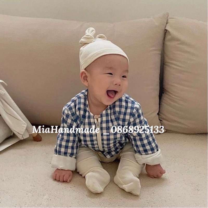Mũ Turban Cho Bé Trai Gái  Mũ Thắt Tai Thỏ Xinh Xắn Cho Bé