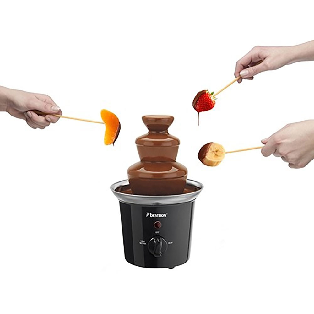 Tháp phun socola 3 tầng BESTRON thép không gỉ