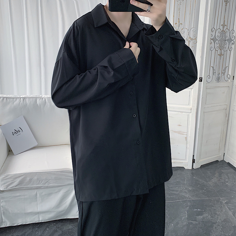 Áo Sơ Mi Dài Tay Màu Trơn Đơn Giản Cho Cặp Đôi Size M-2Xl | BigBuy360 - bigbuy360.vn