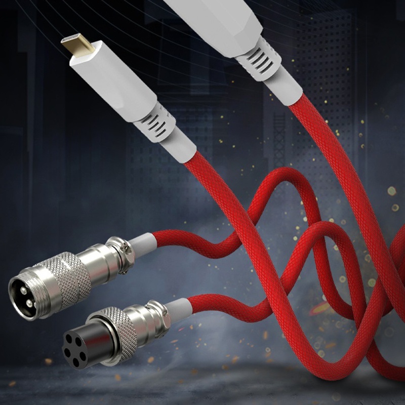 Dây Cáp Sạc Truyền Dữ Liệu Đầu USB Loại C Cho Bàn Phím Cơ