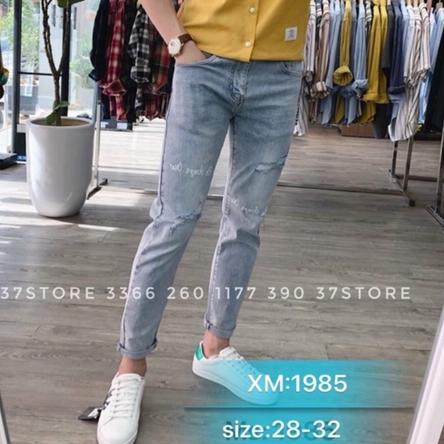 QUẦN JEAR NAM SIÊU HOT BẮT TREND, CO GIÃN, CHẤT COTTON, THÍCH HỢP MỌI LỨA TUỔI VS13 N&CSHOP
