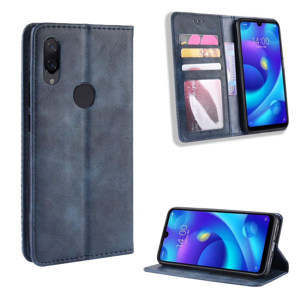 Bao da điện thoại di động Xiaomi Mi Redmi Go Note 6 7 8 Pro Y3 K20 9T 7A Flip Faux Leather Phone Case Back Cover