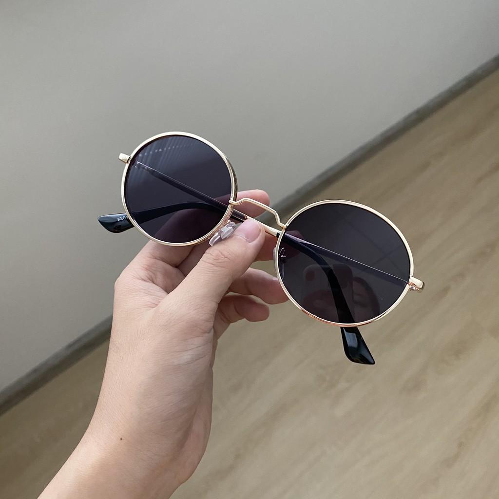kính mát kl gọng tròn nhỏ