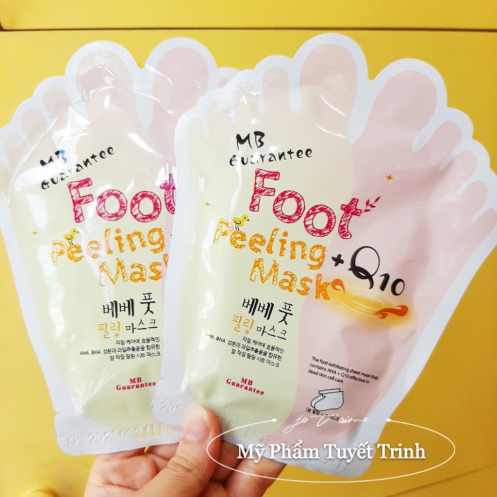 Mặt Nạ Ủ Da Chân Baby Foot Peeling Mask MẪU MỚI