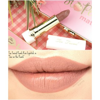 Son lì TOO FACED Peach Kiss Moisture Matte Long Wear Lipstick
