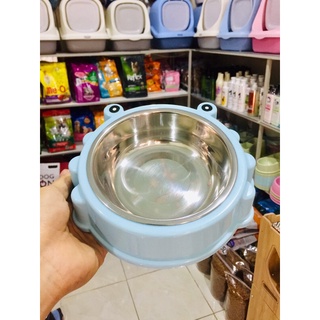 Bát ăn đơn cho thú cưng hình ếch