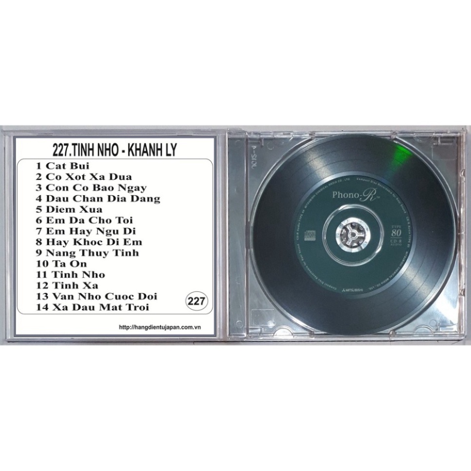 Bộ 8 CD nhạc khánh ly như hình ghi bằng phono