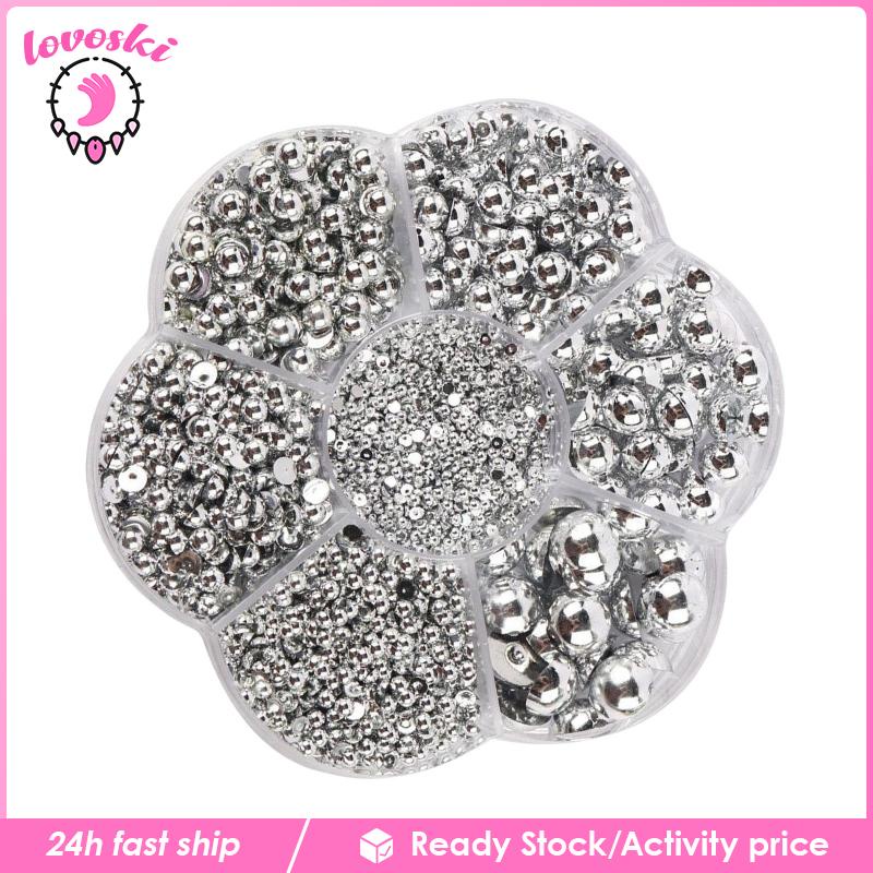 Hạt Ngọc Trai Giả 7 Kích Cỡ Tự Làm Trang Sức