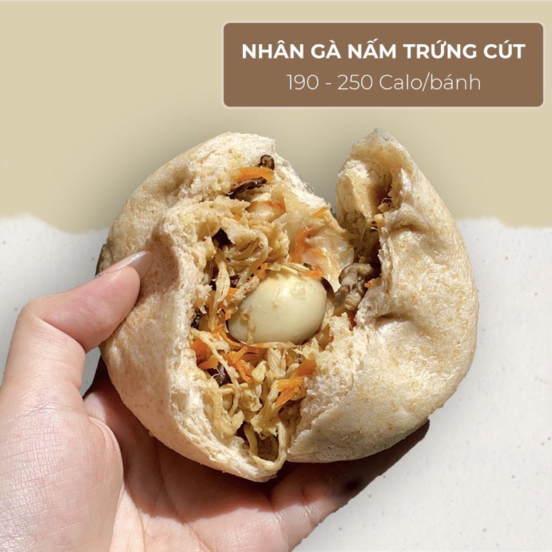 Bánh Bao Nguyên Cám Ăn Kiêng Healthy