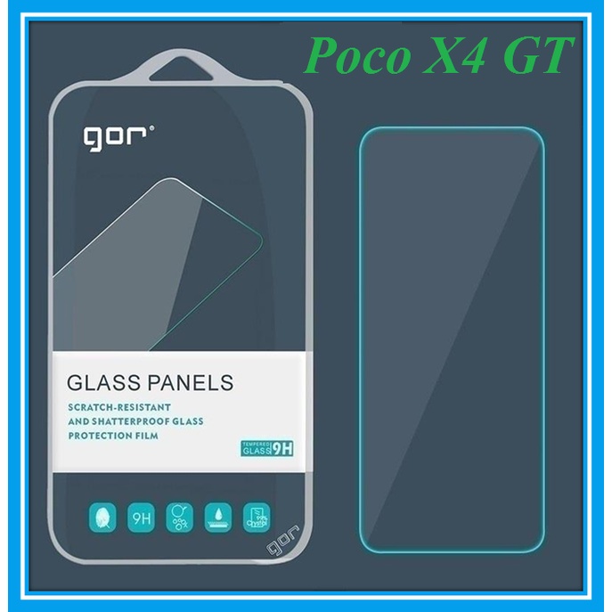Kính cường lực Poco X4 GT - Kính cường lực Gor trong suốt Poco X4 GT