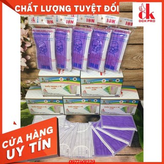 Khẩu Trang Y Tế Tím 5 Lớp Kháng Khuẩn Tôt