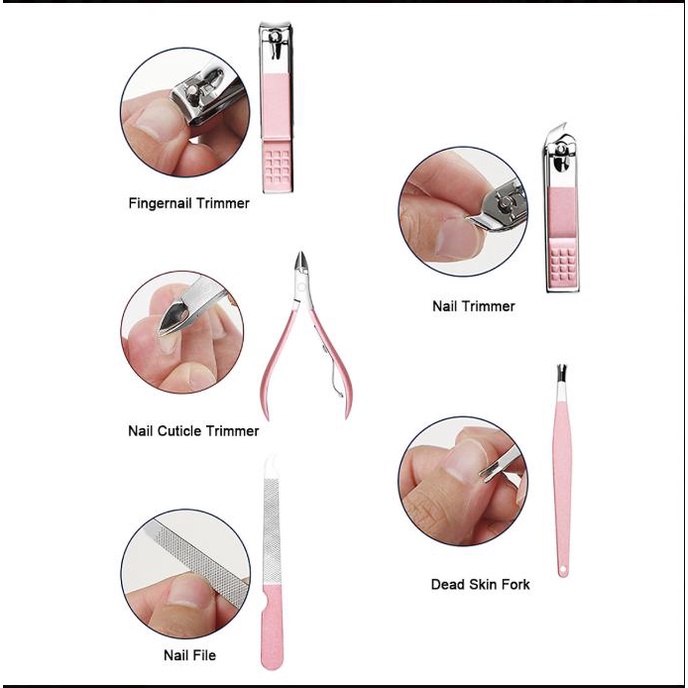 Bộ Dụng Cụ Làm Móng 18 Món Lớn Cao Cấp Tiện Dụng