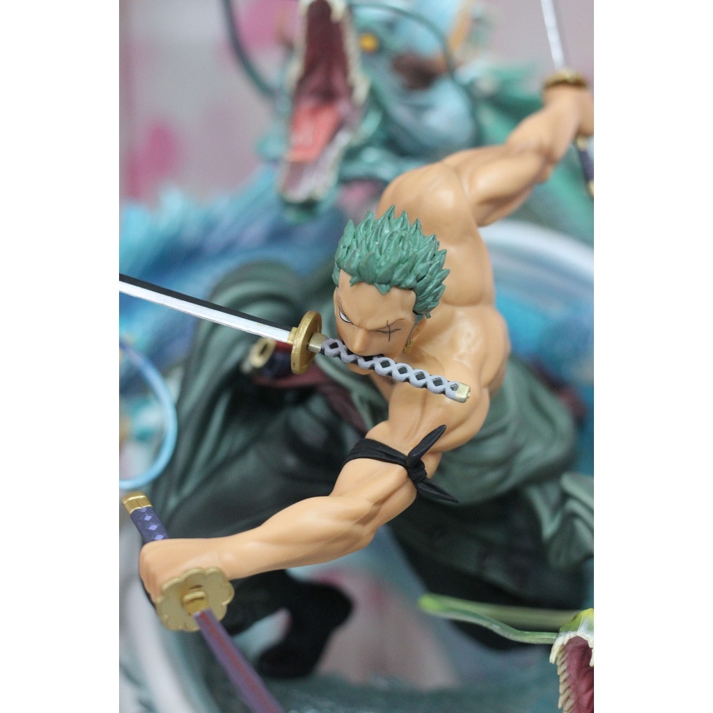 Mô hình Zoro tam long 42 cm - mô hình One Piece