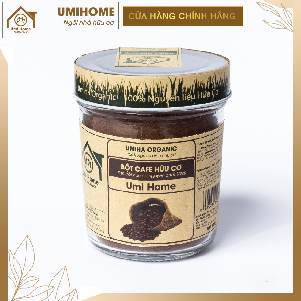 Combo Tắm Trắng, Tẩy Da Chết UMIHOME gồm bột Yến Mạch 135g, Bột Cafe 135g và Mỡ Trăn 30ml - Tặng Dầu Cám Gạo 10ml