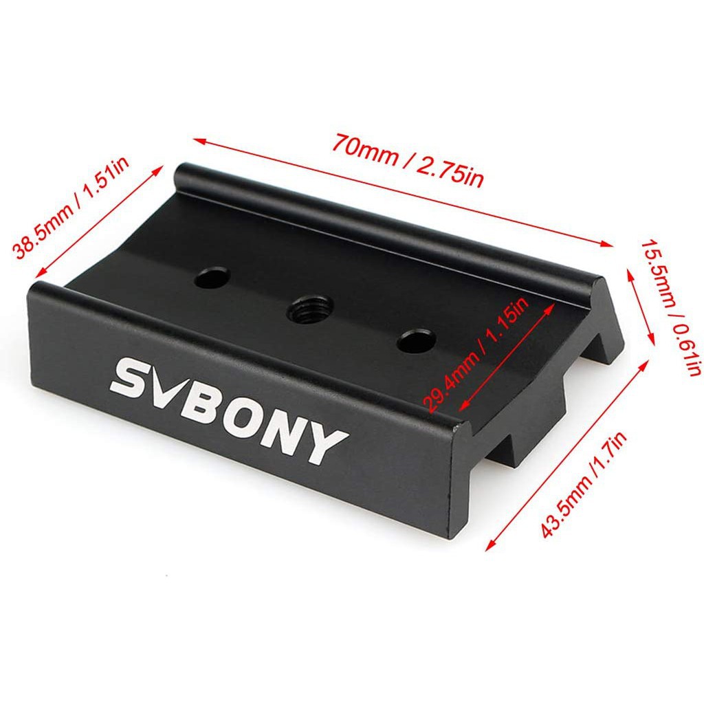 Đĩa Gắn Kính Thiên Văn 2.75 inches Phiên Bản Ngắn 70mm Cho Chân Máy Ảnh OTA