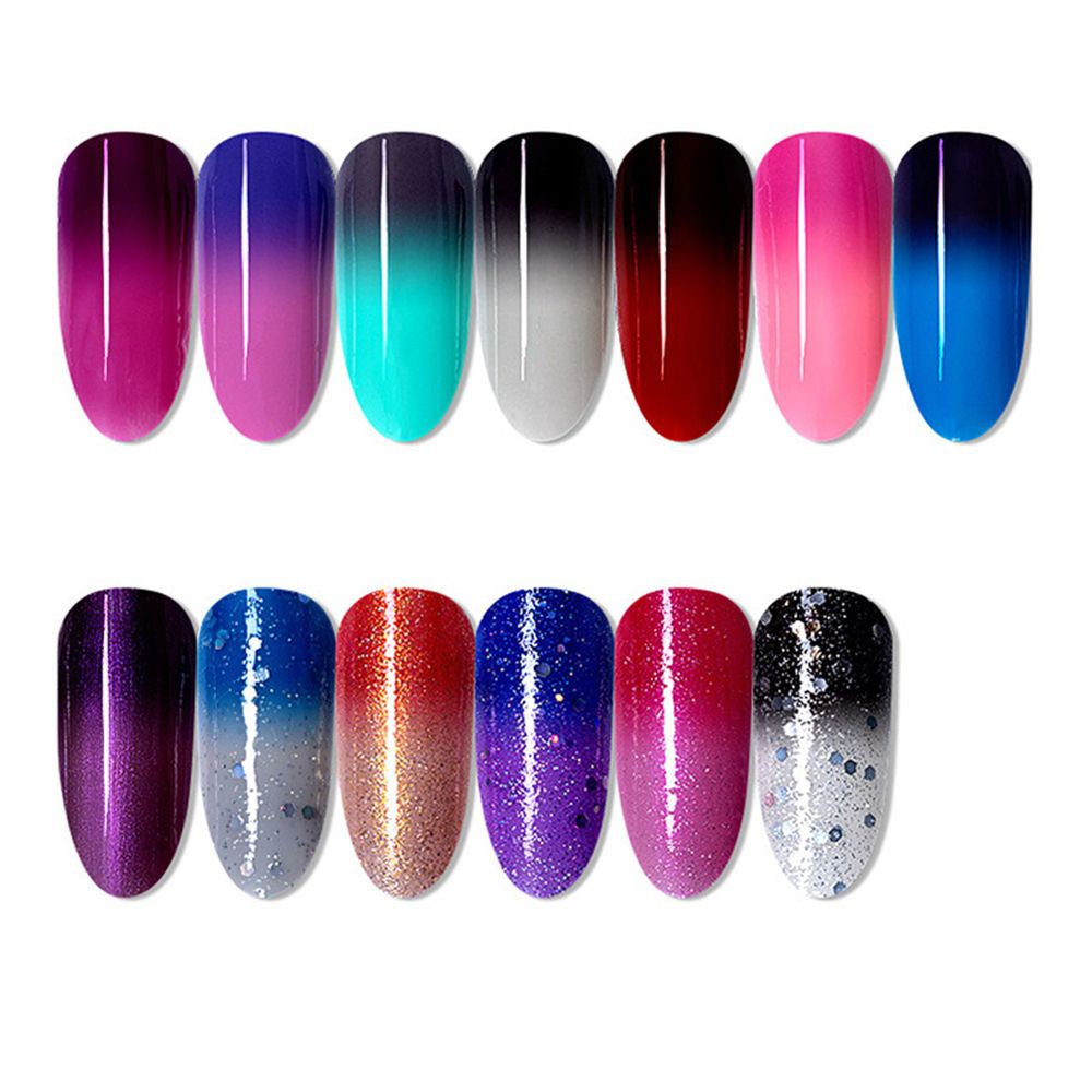 [Hàng mới về] Sơn móng tay Qian Se Chong màu gradient long lanh 7ml hợp thời trang