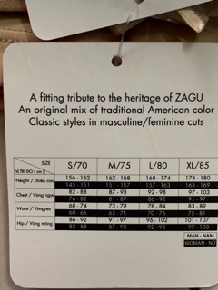 Áo lá Zagu 1701