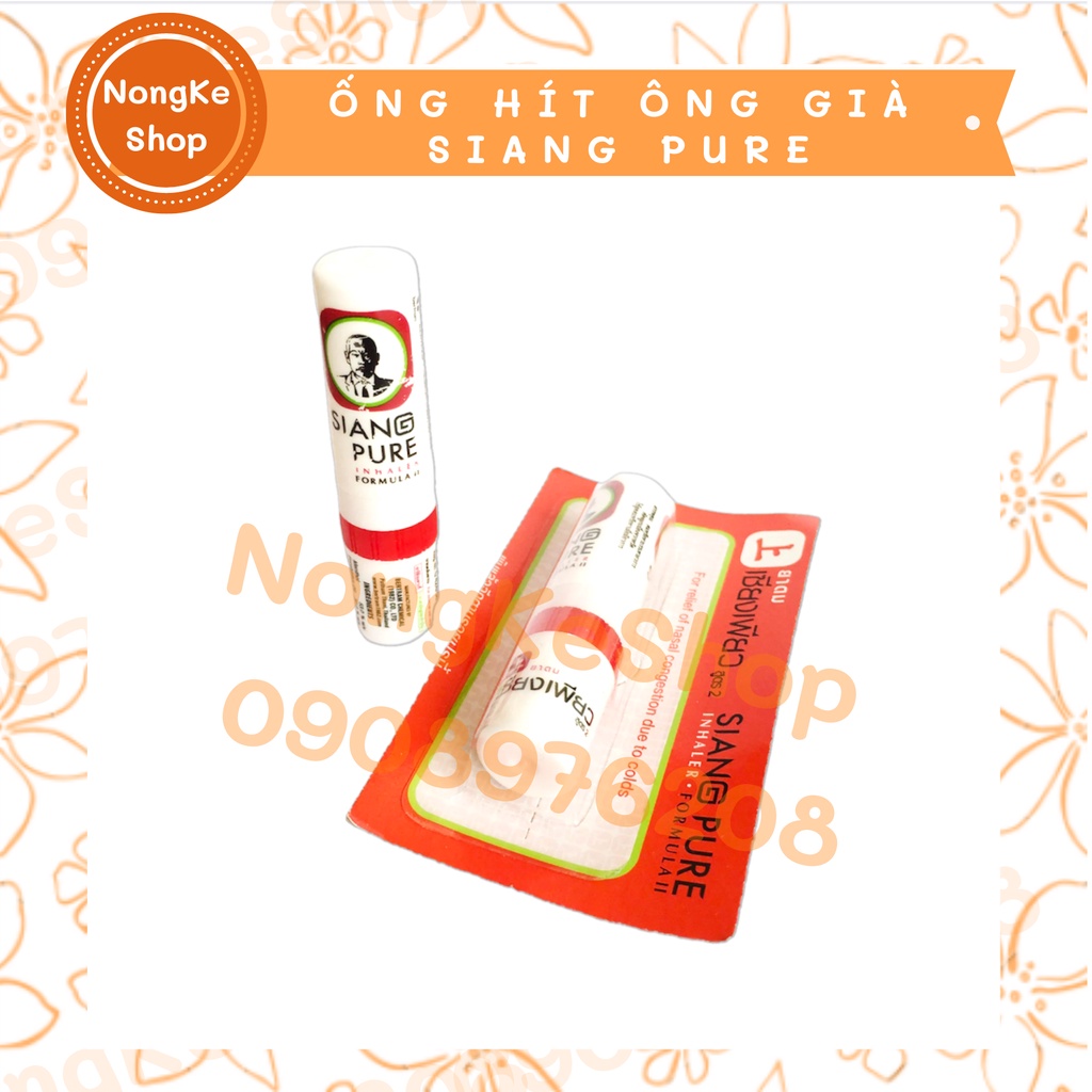 Ống hít ông già siang pure 2 Đầu Thái Lan
