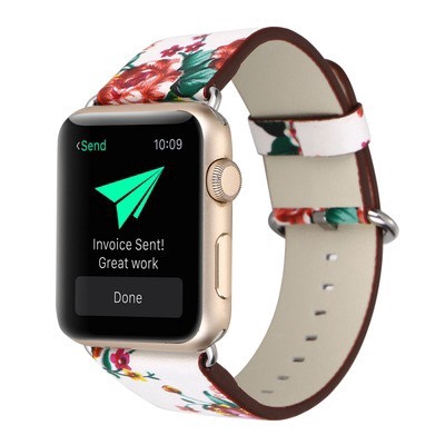 【Apple Watch Strap】Dây đeo bằng da cho đồng hồ thông minh Apple Watch Series  se / 6 / 5 / 4 3 / 2 / 1 ( 38mm / 42mm / 40mm / 44mm)