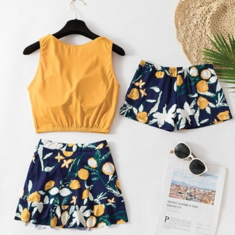 Áo Tắm Bikini Đồ Bơi Quảng Châu Set 3 Món Sang Chảnh Hottrend 2021 Che Khuyết Điểm Siêu Đỉnh | BigBuy360 - bigbuy360.vn