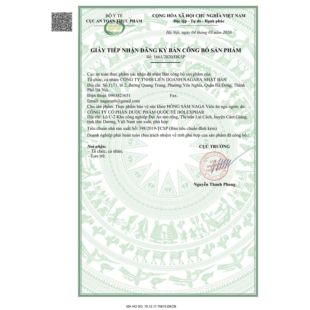 Hoạt huyết dưỡng não, giúp ngủ ngon, bổ não, Hồng sâm NAGA