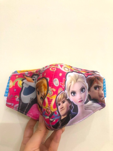 Khẩu Trang Vải Cao Cấp Elsa cho bé gái từ 8-11 tuổi | BigBuy360 - bigbuy360.vn