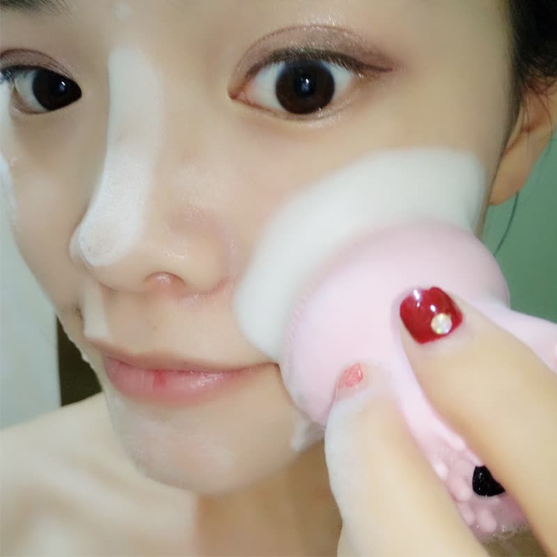 Bông rửa mặt bạch tuộc phong cách Hàn Quốc cọ silicone rửa mặt làm sạch lỗ chân lông ZENTO