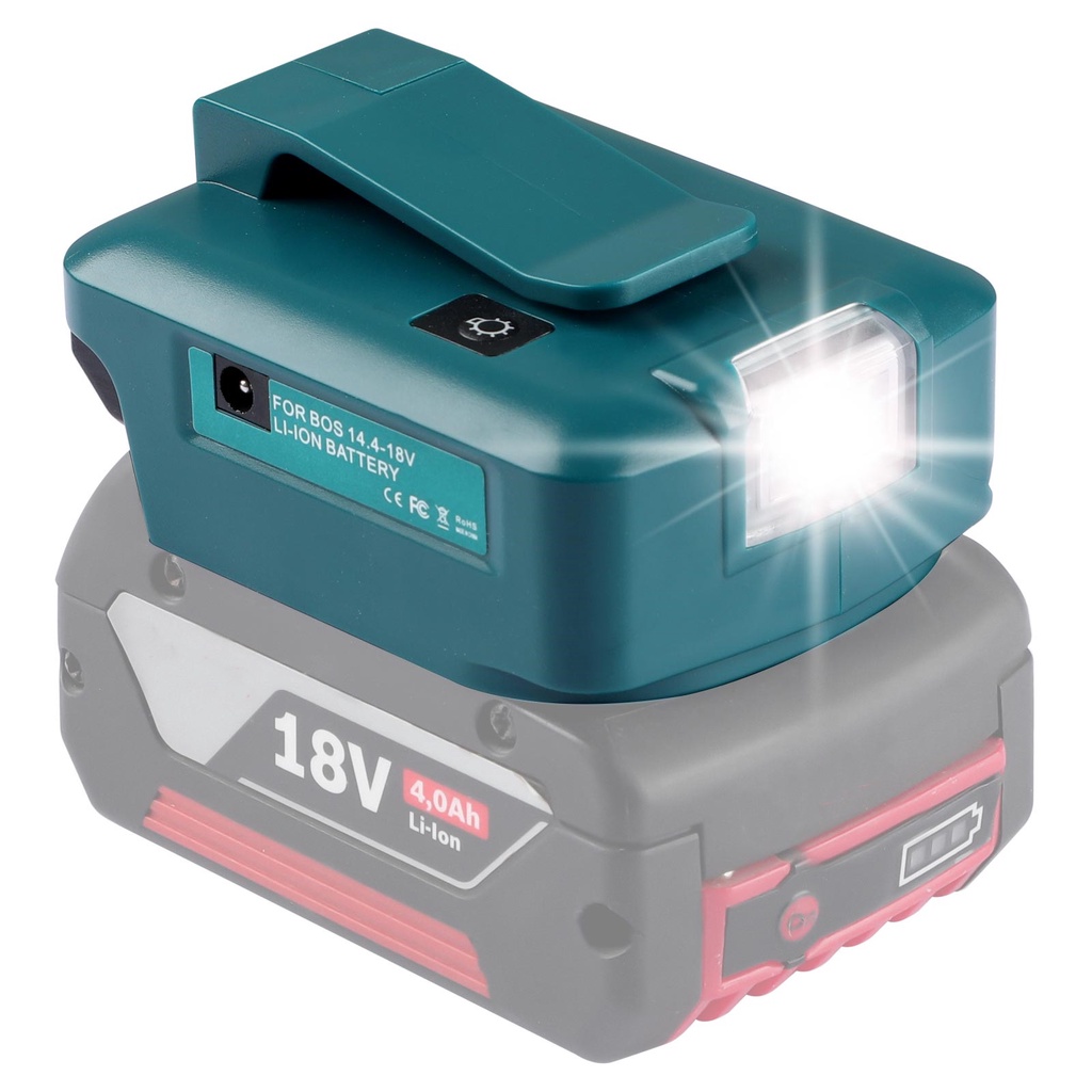Bộ Sạc Pin Lithium-Ion 14.4-18V Không Dây Cho Đèn LED BOSCH BAT618 BAT614