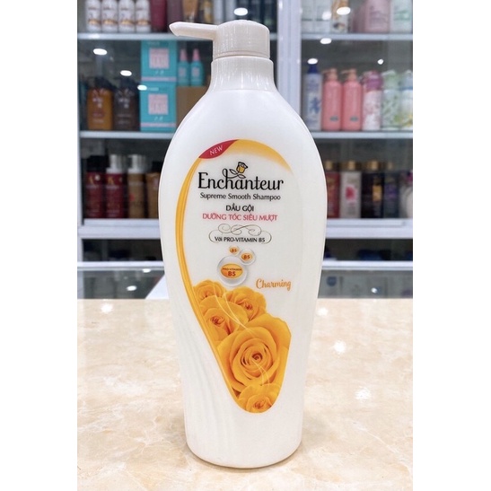Dầu Gội Enchanteur Charming Hương Nước Hoa Màu Vàng 650g