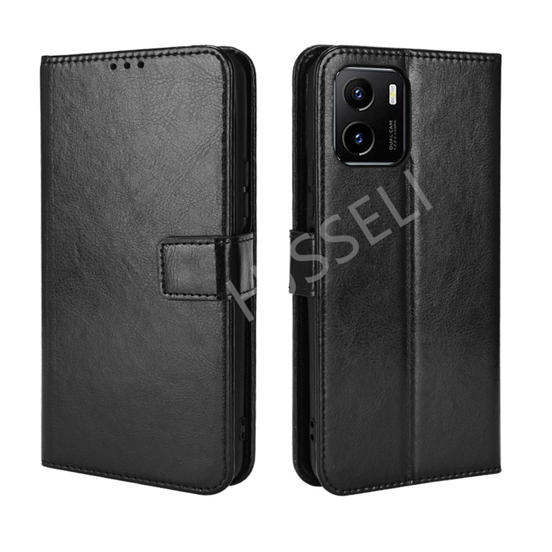 Bao da điện thoại nắp gập thời trang cho VIVO Y15S VIVO Y15A Y 15s 15A 2021