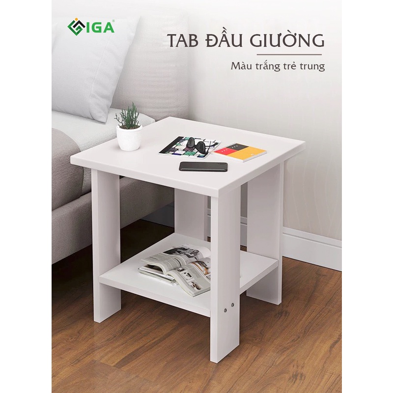 [SALE SIÊU PHẨM] Bàn trà sofa IGA hiện đại kích thước 40x40 phòng khách GP23