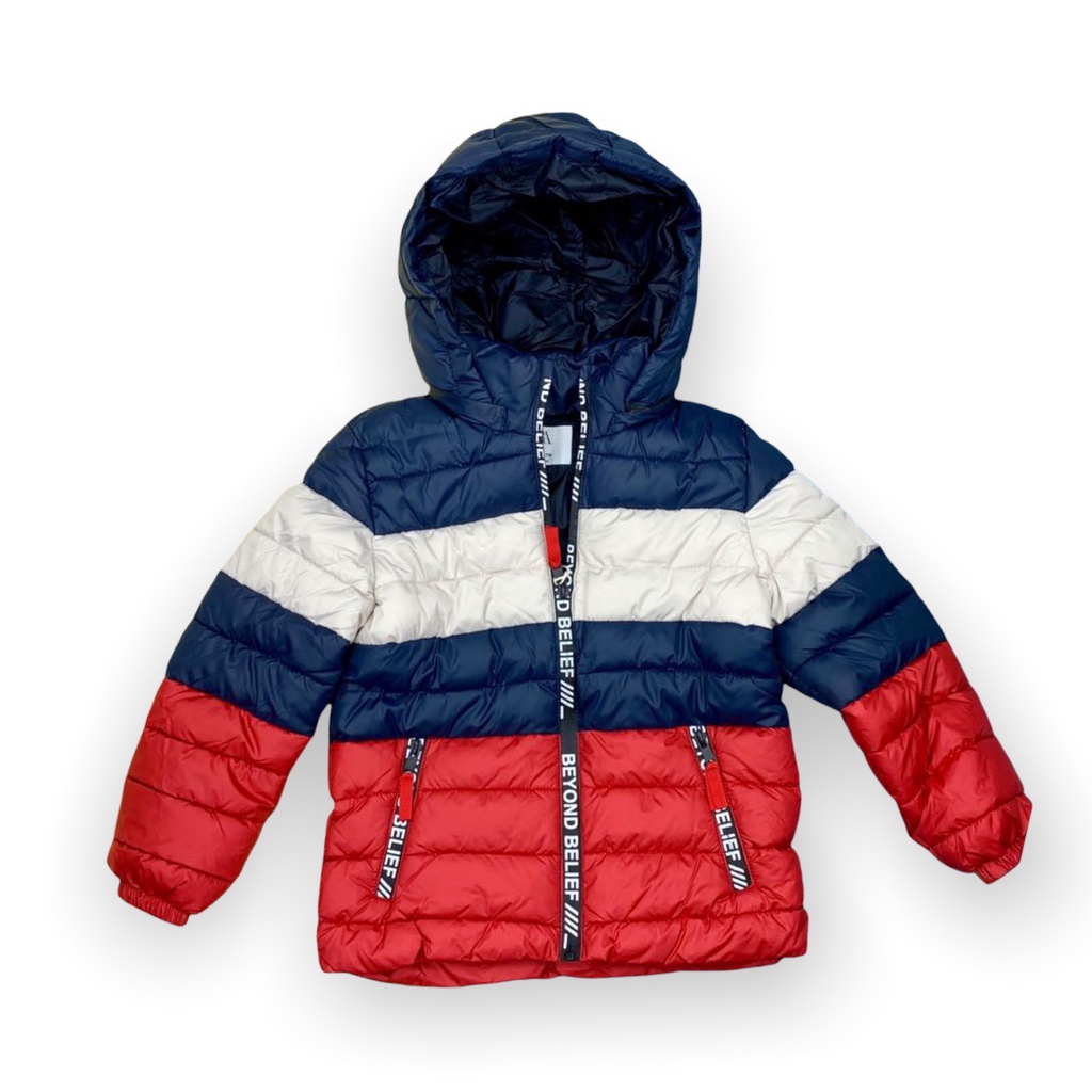 Áo Phao bé trai LITIBABY có mũ, Size 5/6 - 9 tuổi