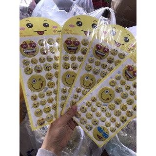 Sticker nổi mặt cười (giá 1 tờ)