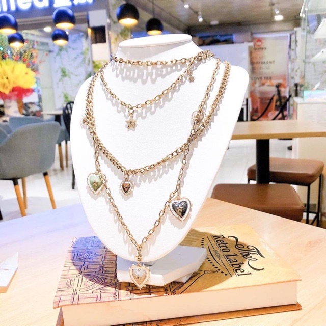 Cổ trưng dây chuyền da giá siu rẻ