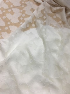 Vải organza đẹp trắng