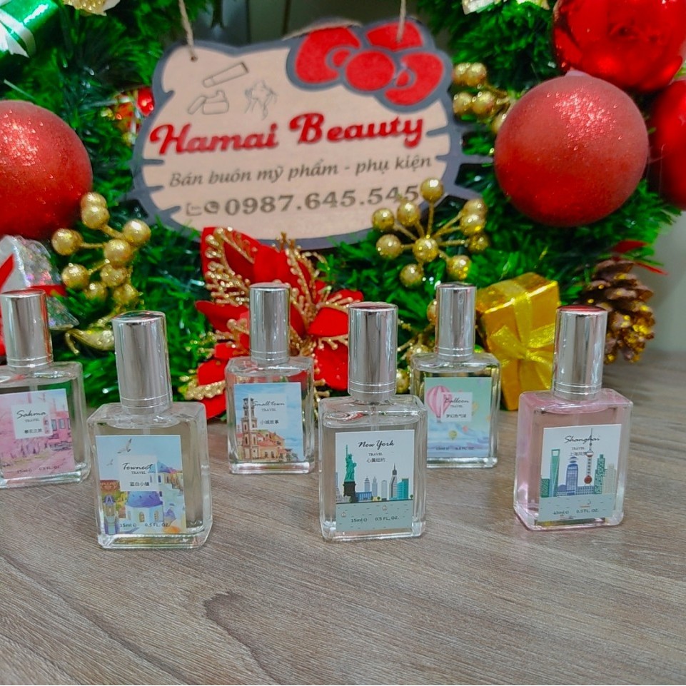 Một chai nước hoa Travel 15ml mẫu mới thơm lâu