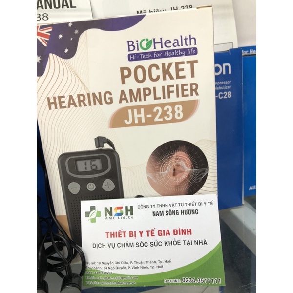 ❤️ Tai nghe máy trợ thính bỏ túi có dây Biohealth JH-238 JH238  Máy