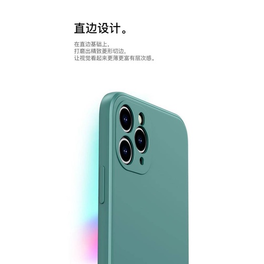 Ốp điện thoại hình gấu trúc viền thẳng thích hợp cho Apple 13 Phone 12promax Set XR/Xs 8plus Mini