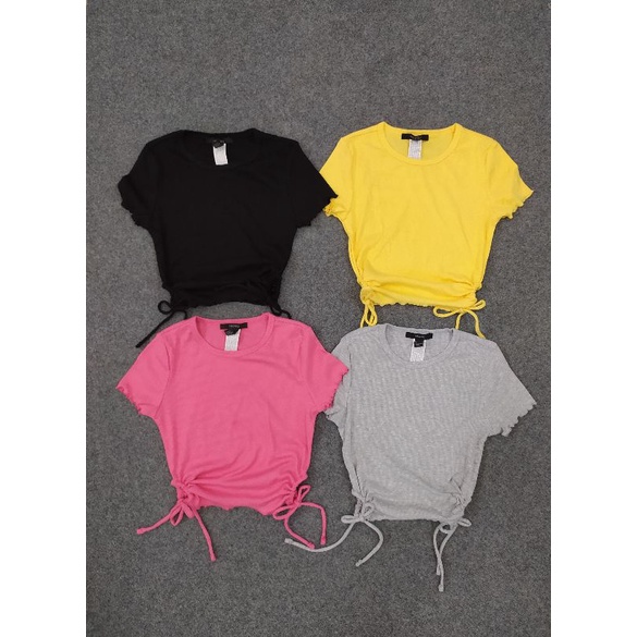Áo croptop F21 vnxk